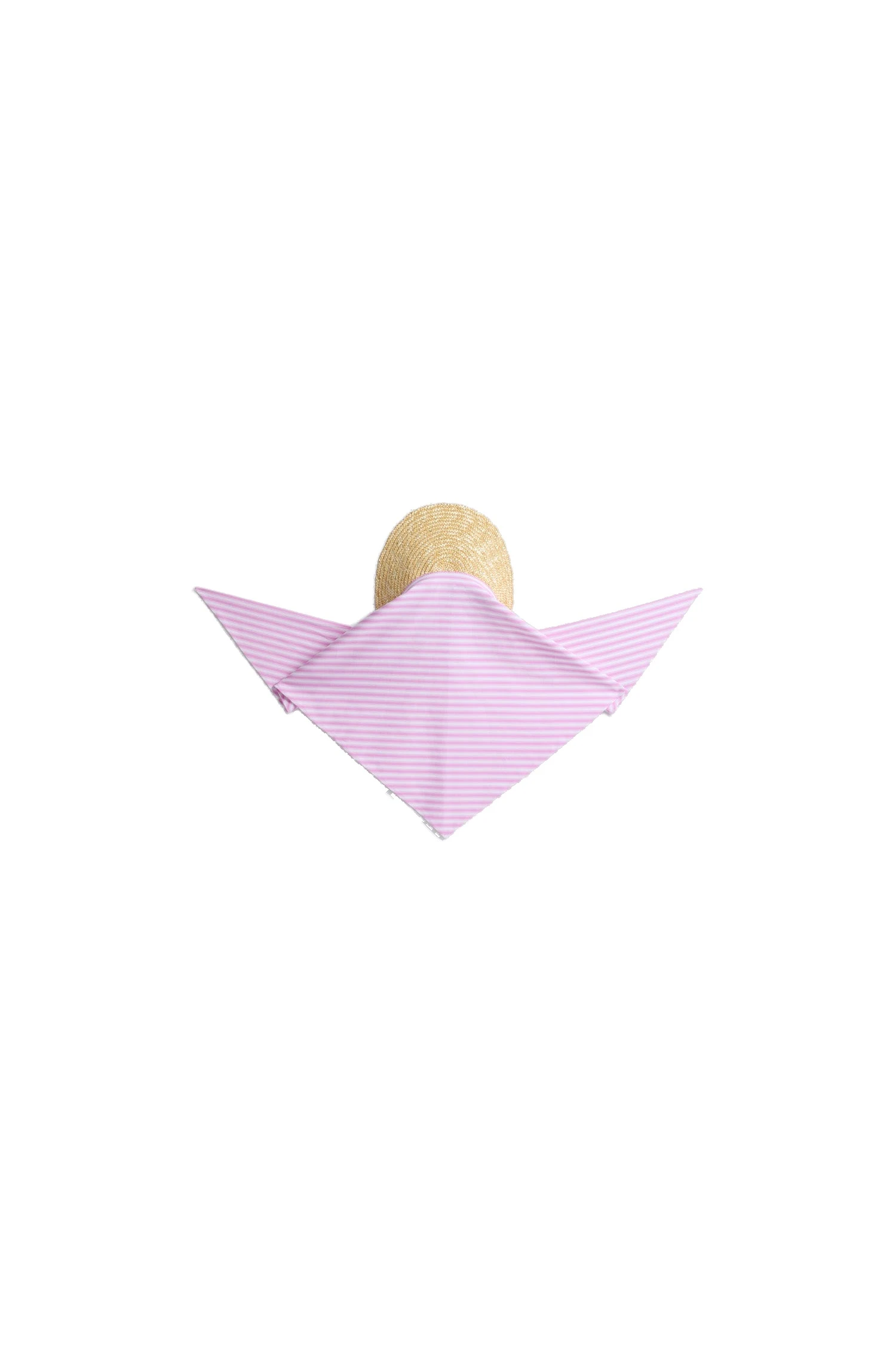 Patou Cotton scarf cap in Bougainvillea Stripes | Accessories | Luxury Shoes Patou Cotton scarf cap in Bougainvillea Stripes