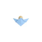 Patou Cotton scarf cap in Riviera Blue