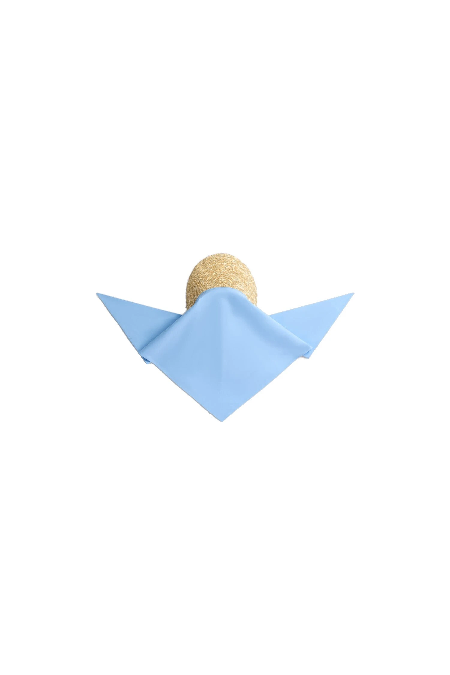 Patou Cotton scarf cap in Riviera Blue | Accessories | Luxury Shoes Patou Cotton scarf cap in Riviera Blue