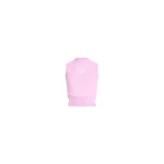 Patou Cotton sleeveless knitted top in Bougainvillea Pink