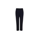 Patou Cropped trousers in Navy Black sustainable technical wool twill