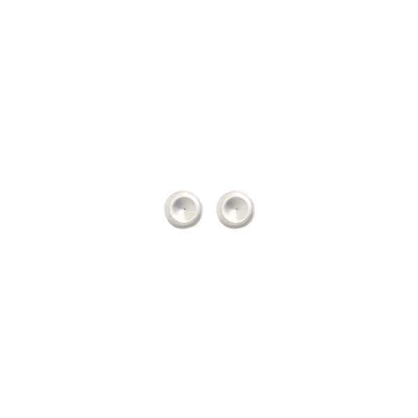 Disc clip PM clip-on earrings in Silver