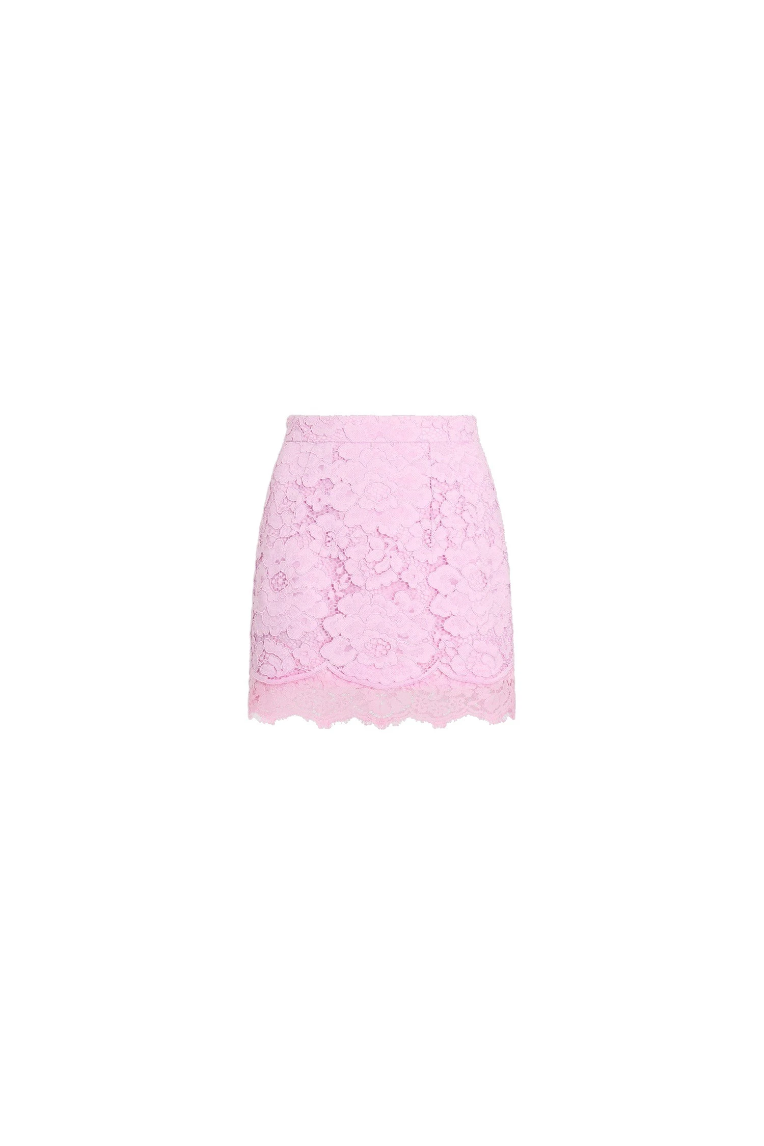Patou Eco-friendly cotton blend lace iconic mini skirt in Pink Parfait | Skirts | Luxury Shoes Patou Eco-friendly cotton blend lace iconic mini skirt in Pink Parfait