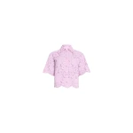 Patou Eco-friendly cotton blend short-sleeved shirt in Pink Parfait