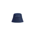 Patou Embroidered Patou logo bucket hat in Navy Black cotton