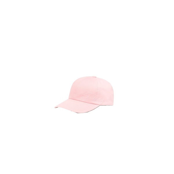 Patou Embroidered Patou logo cap in Primrose Pink cotton