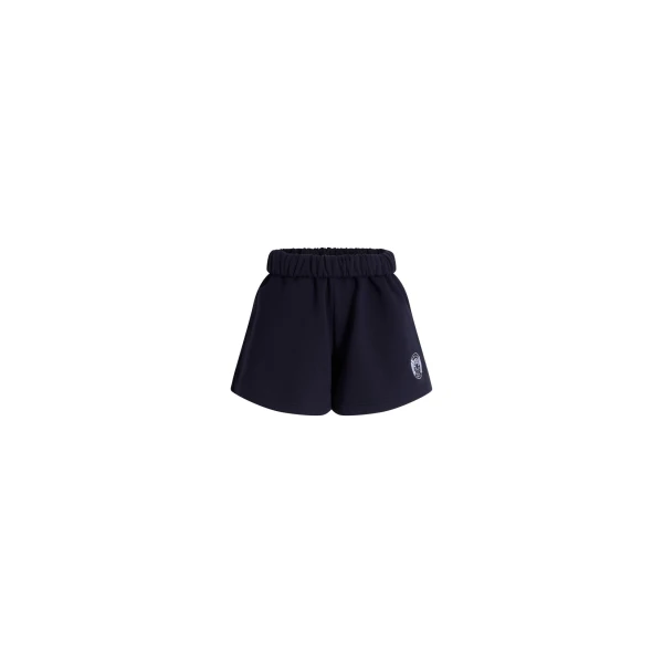 Patou Hôtel du Cap-Eden-Roc jersey shorts in Deep Sea Blue organic cotton