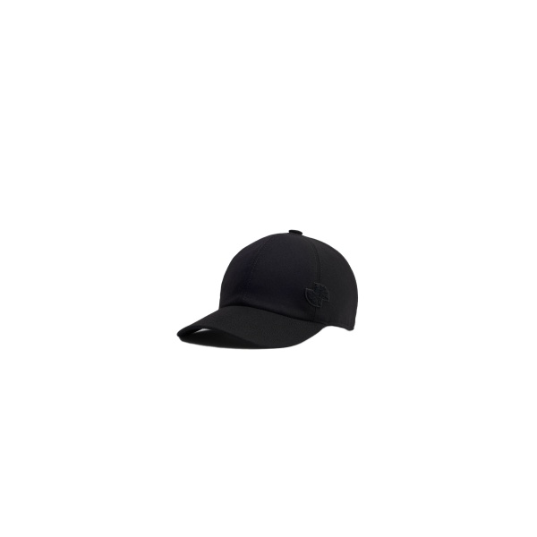 Patou JP cap in Black sustainable wool blend