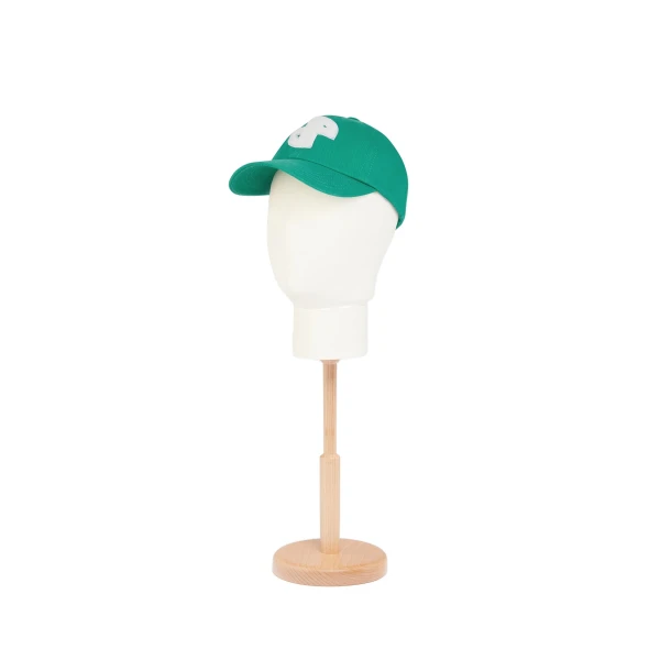 Patou JP cap in Forest Green cotton