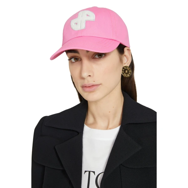 JP cap in Pink cotton - Image 2