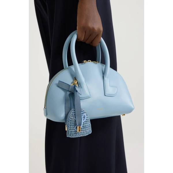 Keyholder in Skylight Blue raffia - Image 3