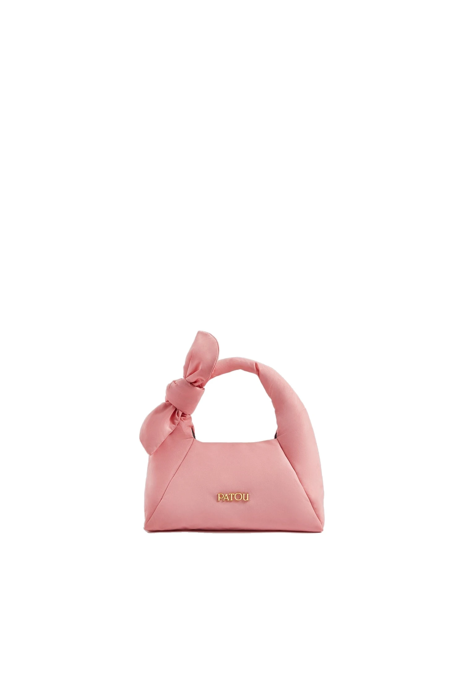 Patou Knotted bag in recycled polyester | Luxury Shoes Patou Knotted bag in Winter Bloom recycled polyester
