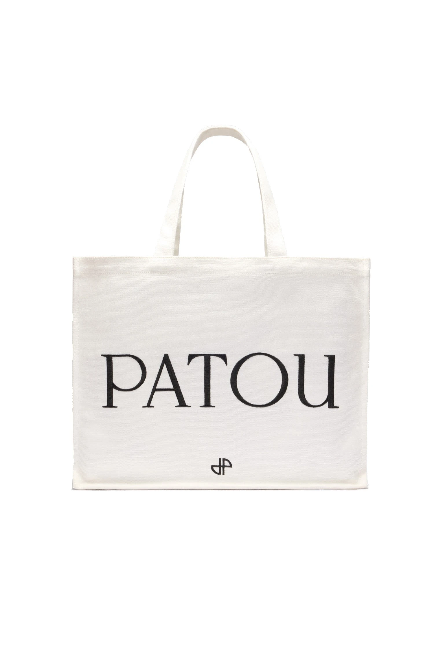 Large Patou tote in cotton canvas | Buy Designer Bags at Luxury Shoes Patou Large Patou tote in White cotton canvas