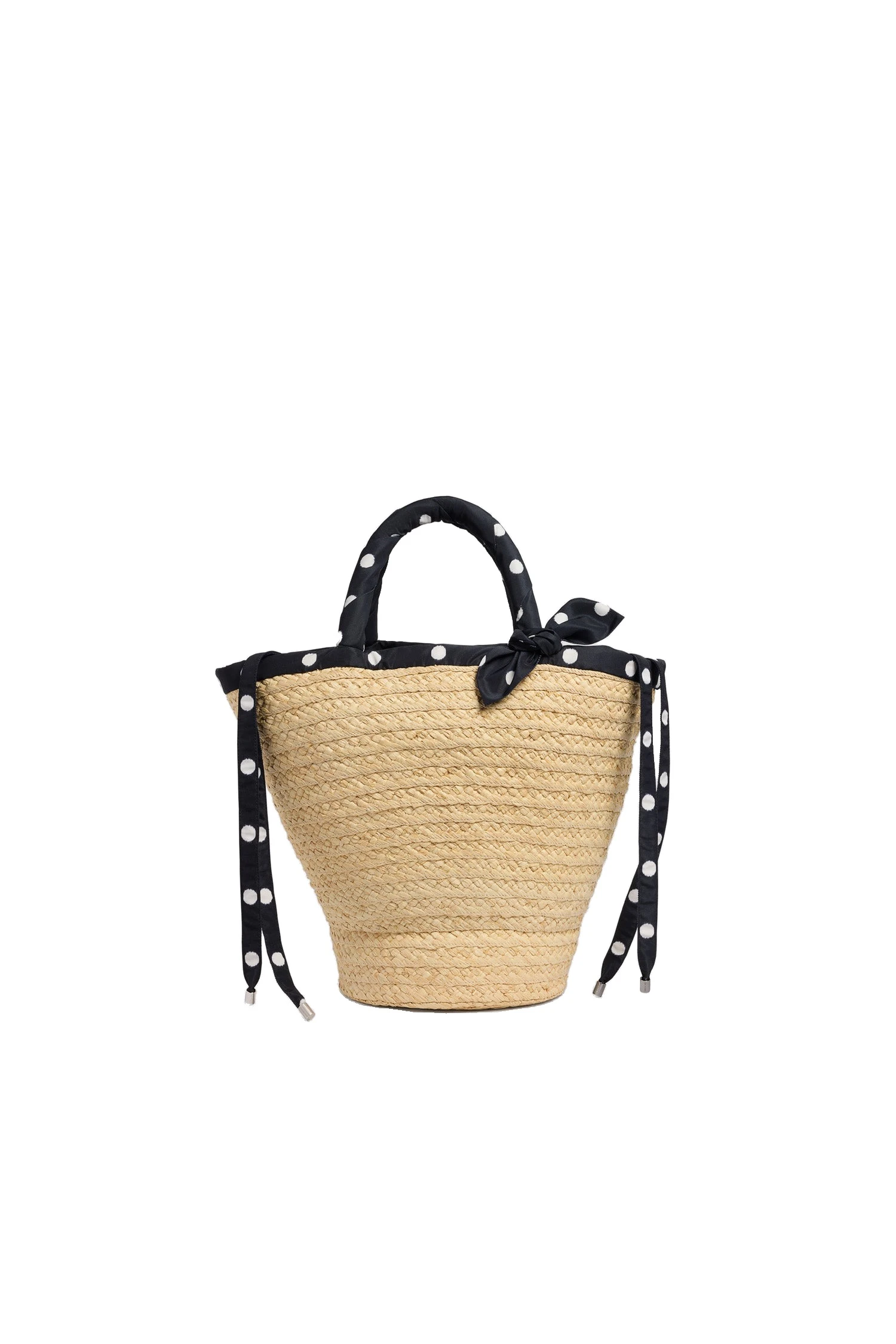 Patou Large raffia bucket bag | Buy Designer Bags at Luxury Shoes Patou Large raffia bucket bag in Meteorite Blue
