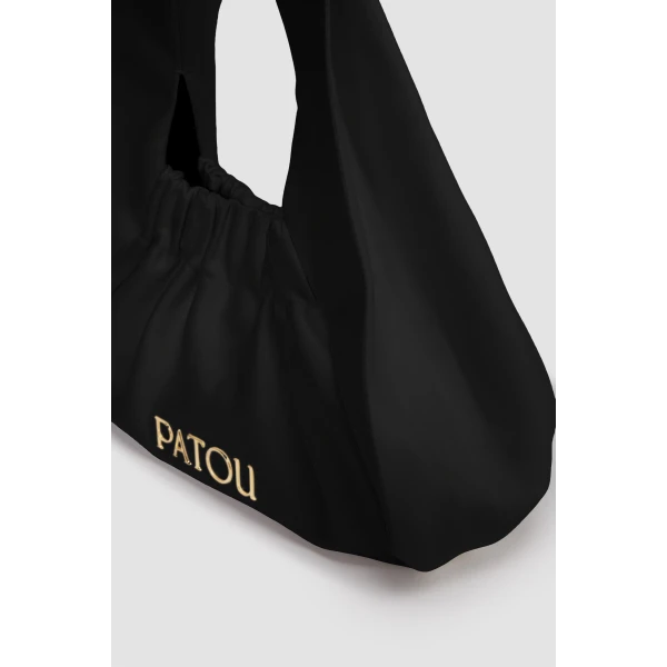 Le Biscuit bag in Black satin - Image 3