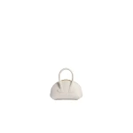 Patou Le Patou Bowling bag in White leather