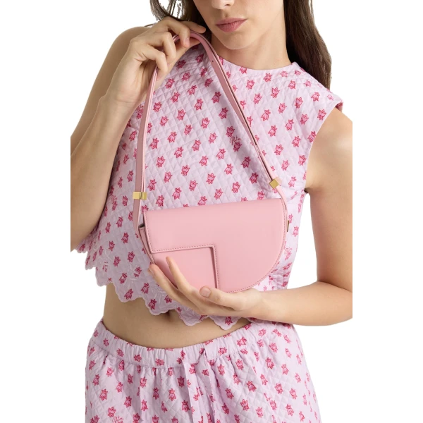 Le Petit Patou bag in Primrose Pink leather - Image 3