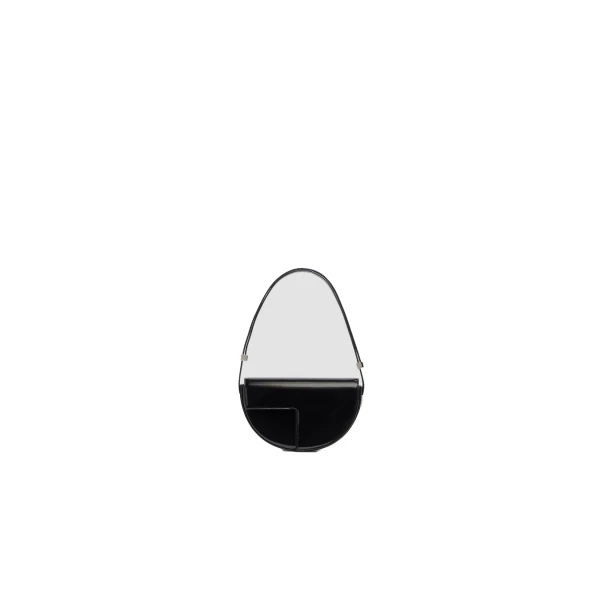 Patou Le Petit Patou leather bag in Black Silver