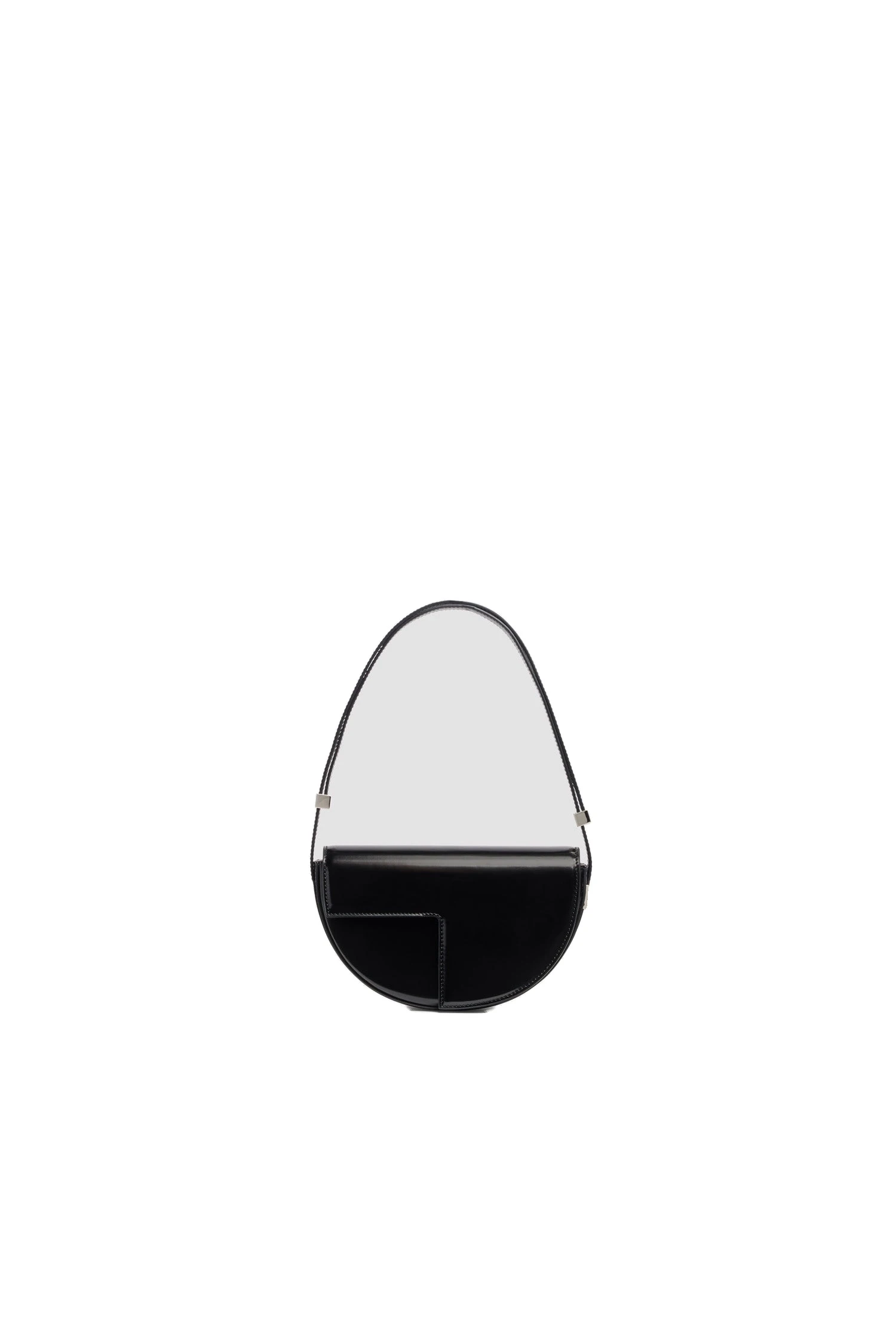 Le Petit Patou leather bag | Buy Designer Bags at Luxury Shoes Patou Le Petit Patou leather bag in Black Silver