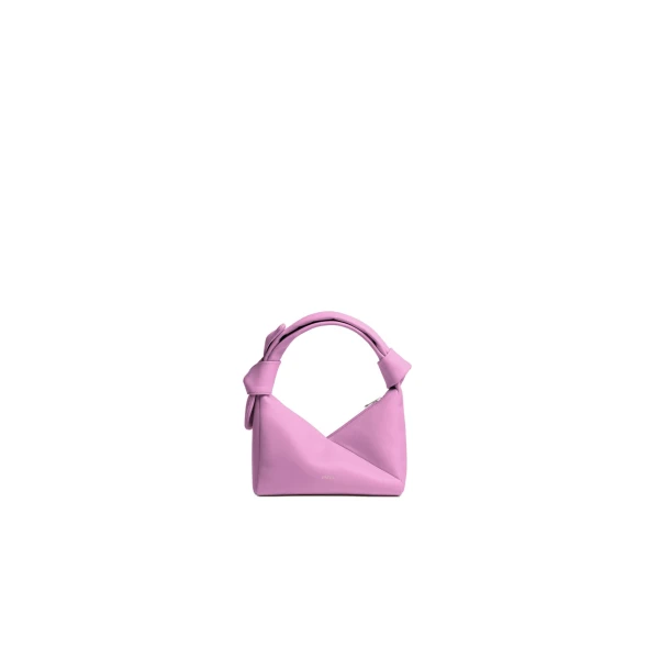 Leather bag in Candy Pink