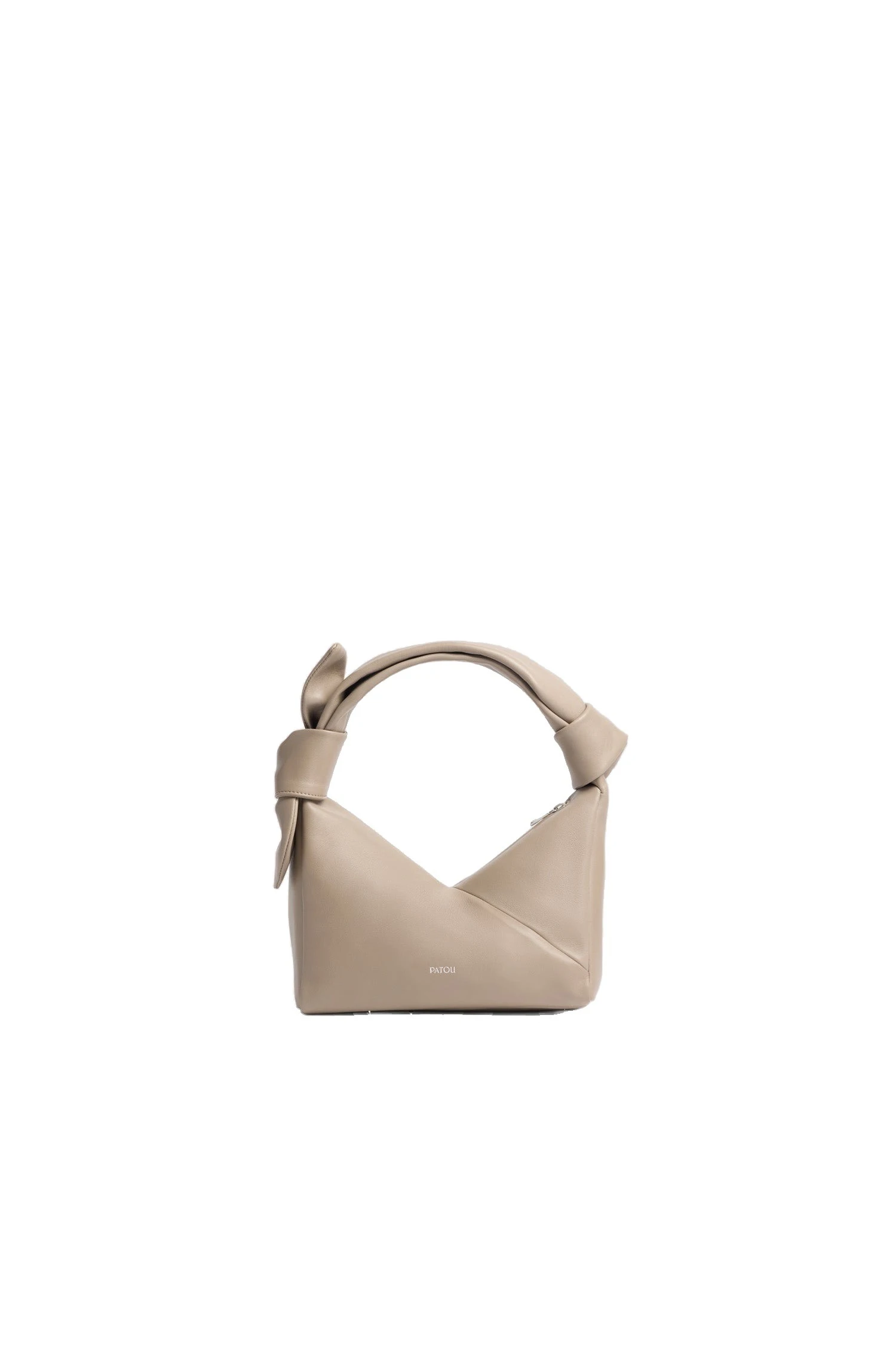 Patou Leather bag | Buy Designer Bags at Luxury Shoes Patou Leather bag in Pebble Grey