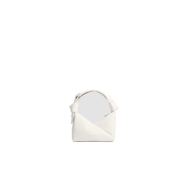 Patou Leather bag in White Silver