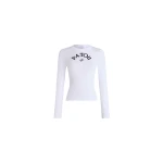 Patou Long-sleeve T-shirt in White organic cotton
