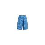 Patou Longline shorts in Victoria Blue Stripes printed sustainable cotton