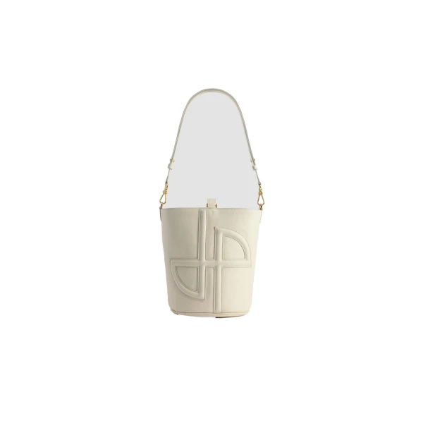 Medium JP bucket bag in Angora leather