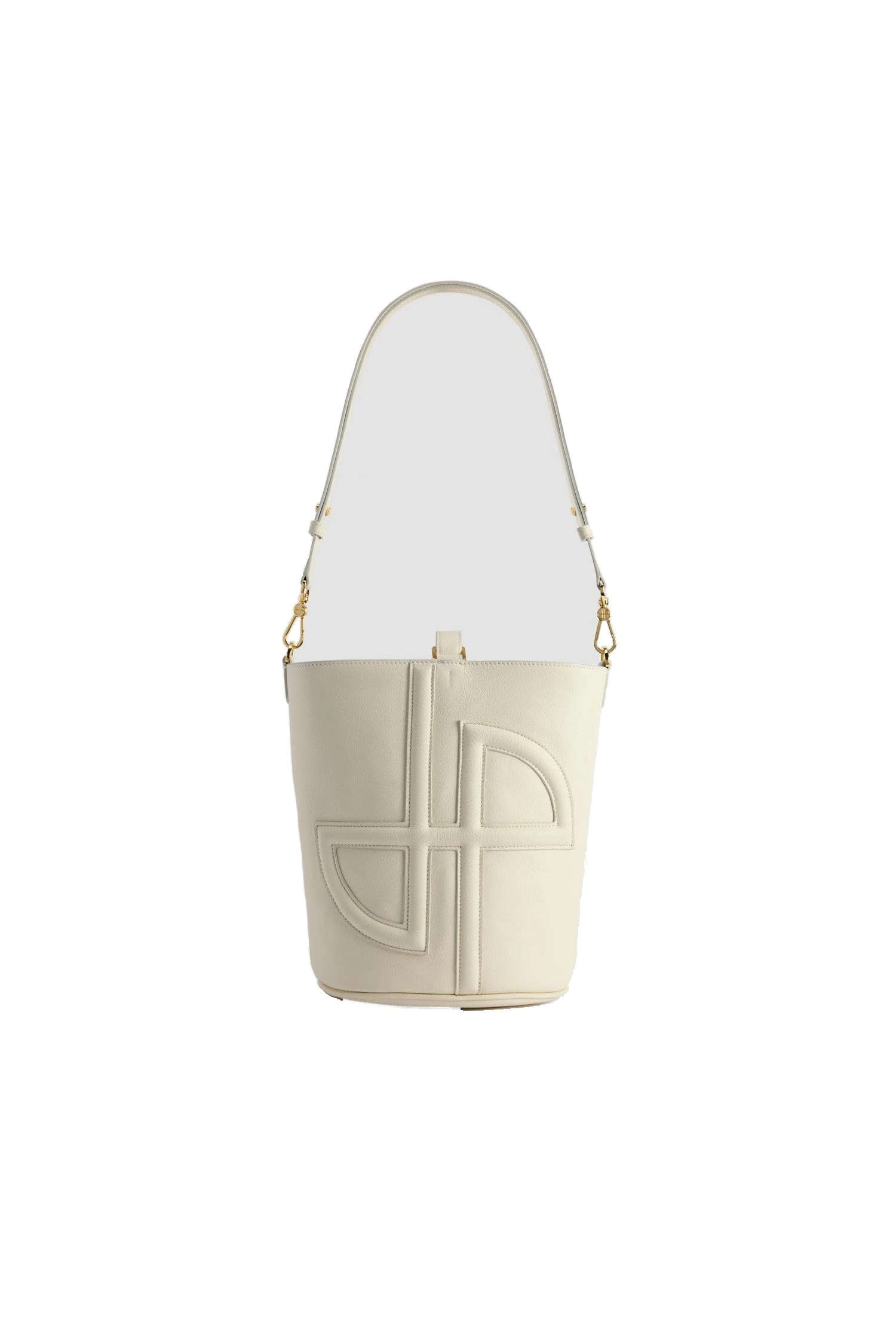 Patou Medium JP bucket bag in leather | Buy Designer Bags at Luxury Shoes Patou Medium JP bucket bag in Angora leather
