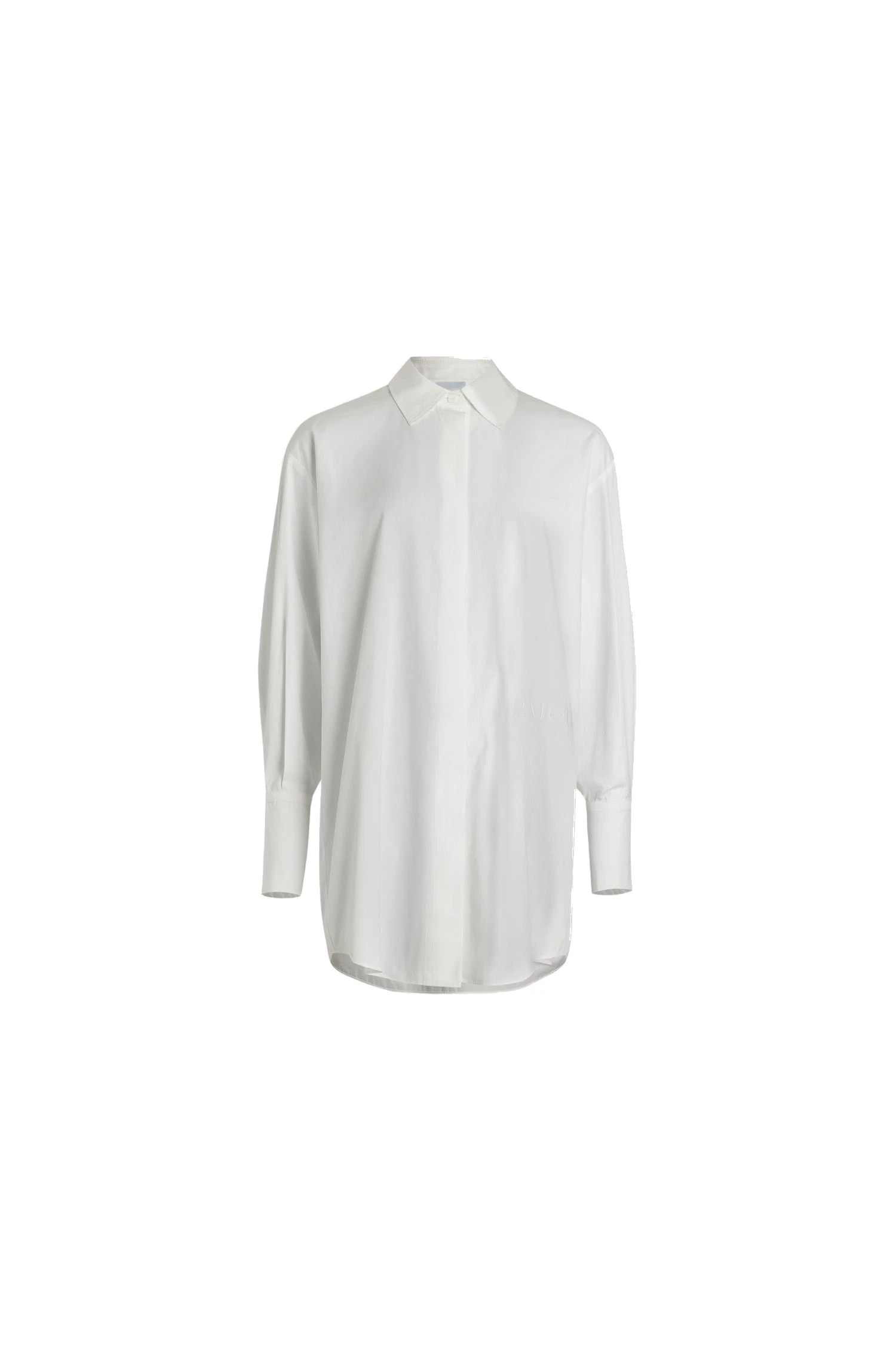 Patou Mini shirt dress in organic cotton | Luxury Shoes Patou Mini shirt dress in White organic cotton