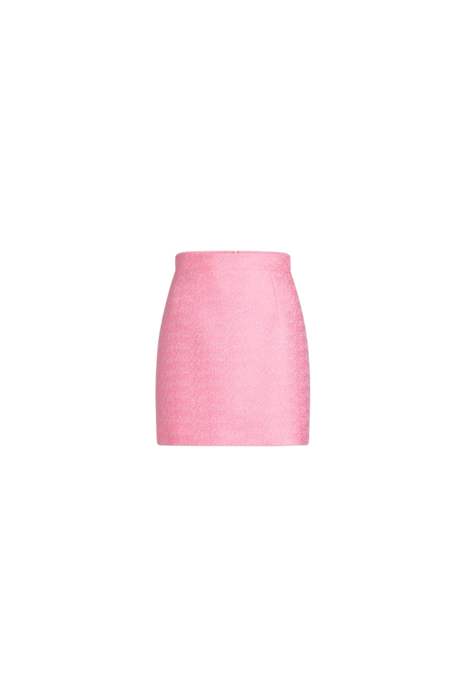 Patou Mini skirt in Primrose Pink lightweight organic cotton tweed | Skirts | Luxury Shoes Patou Mini skirt in Primrose Pink lightweight organic cotton tweed