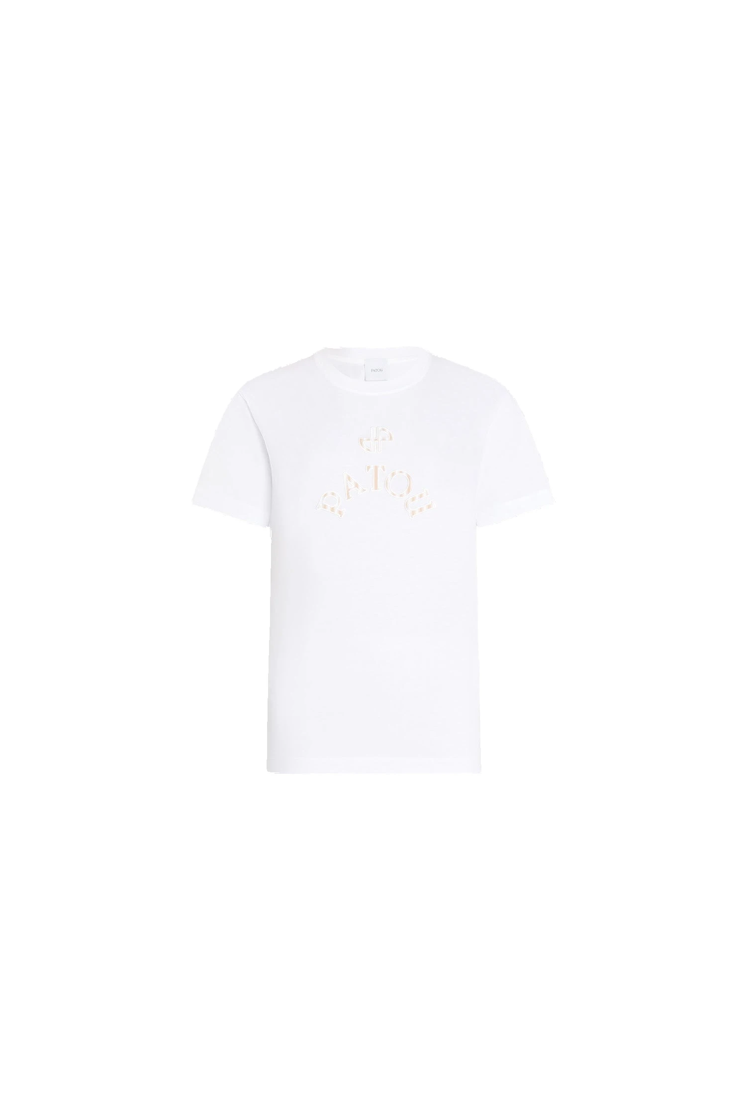Organic cotton Patou JP poplin t-shirt | Buy Designer Tops at Luxury Shoes Patou Organic cotton Patou JP poplin t-shirt in White