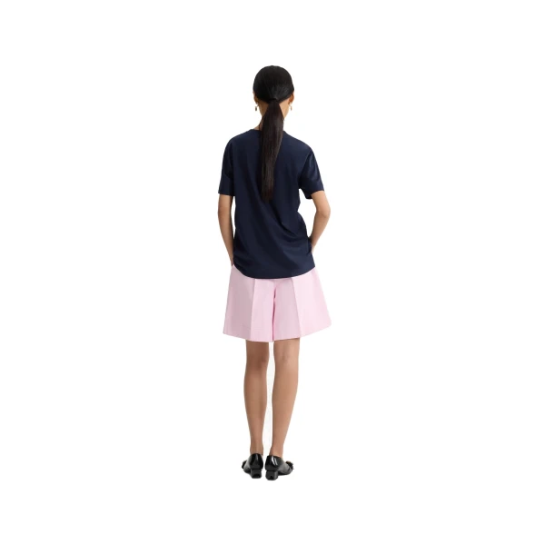Organic cotton bermuda shorts in Pink Sunset - Image 3