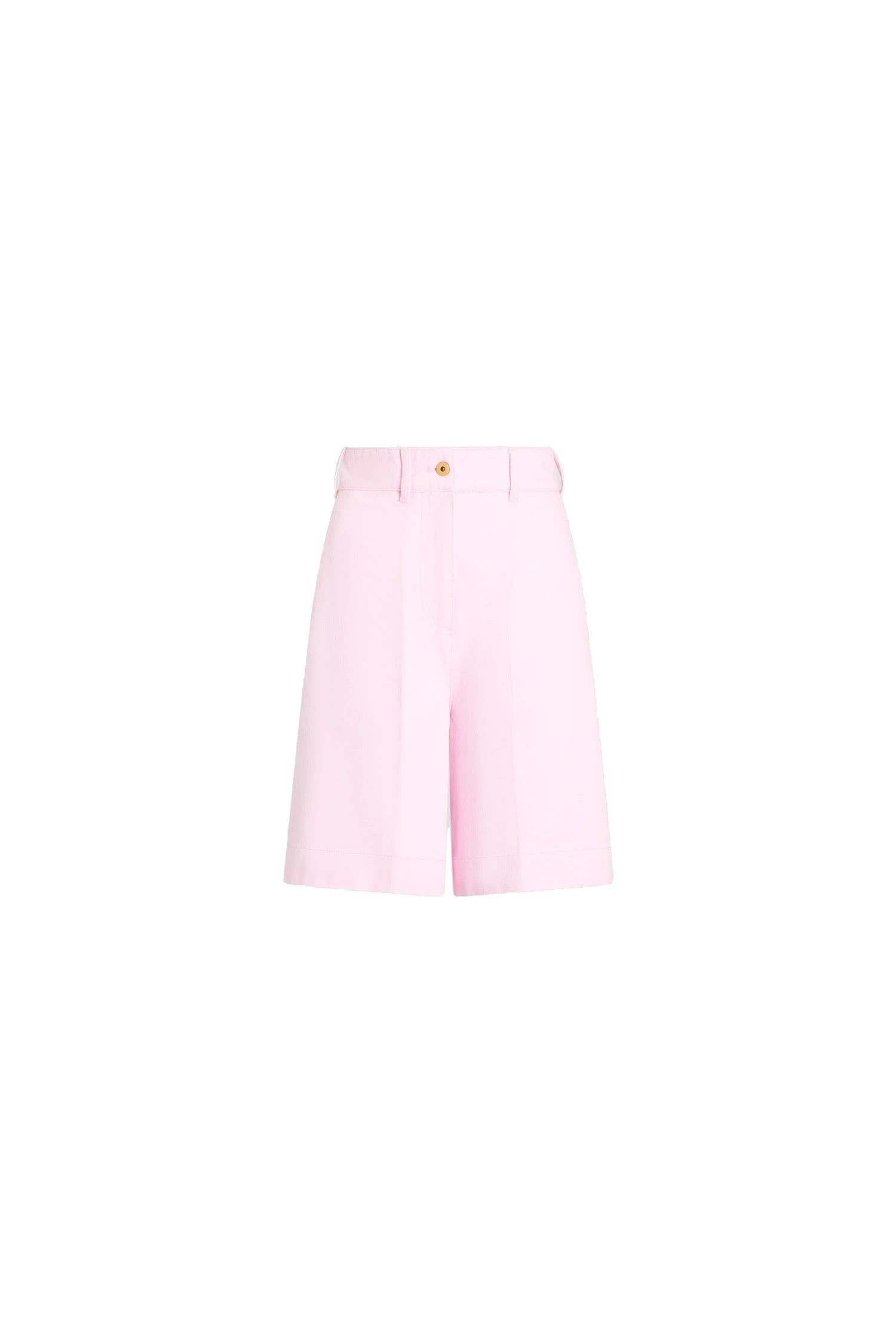 Patou Organic cotton bermuda shorts in Pink Sunset | Shorts | Luxury Shoes Patou Organic cotton bermuda shorts in Pink Sunset