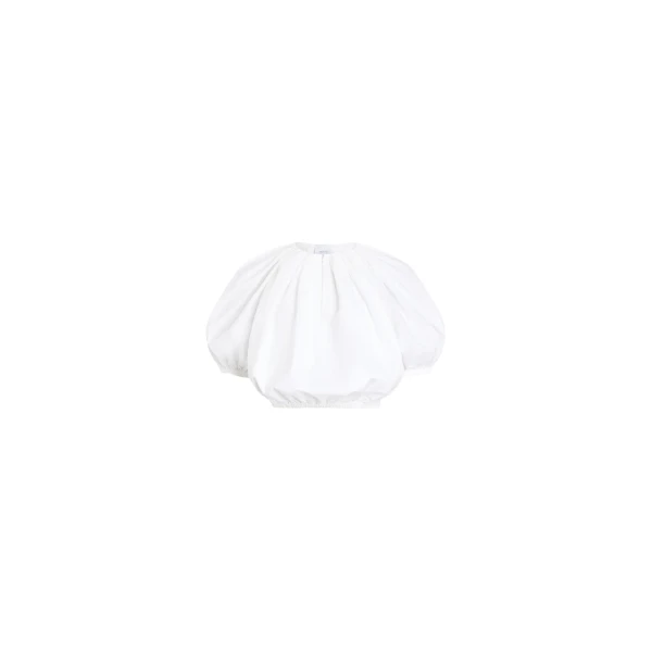 Patou Organic cotton bubble top in White