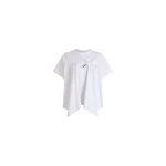Patou Organic cotton draped T-shirt in White