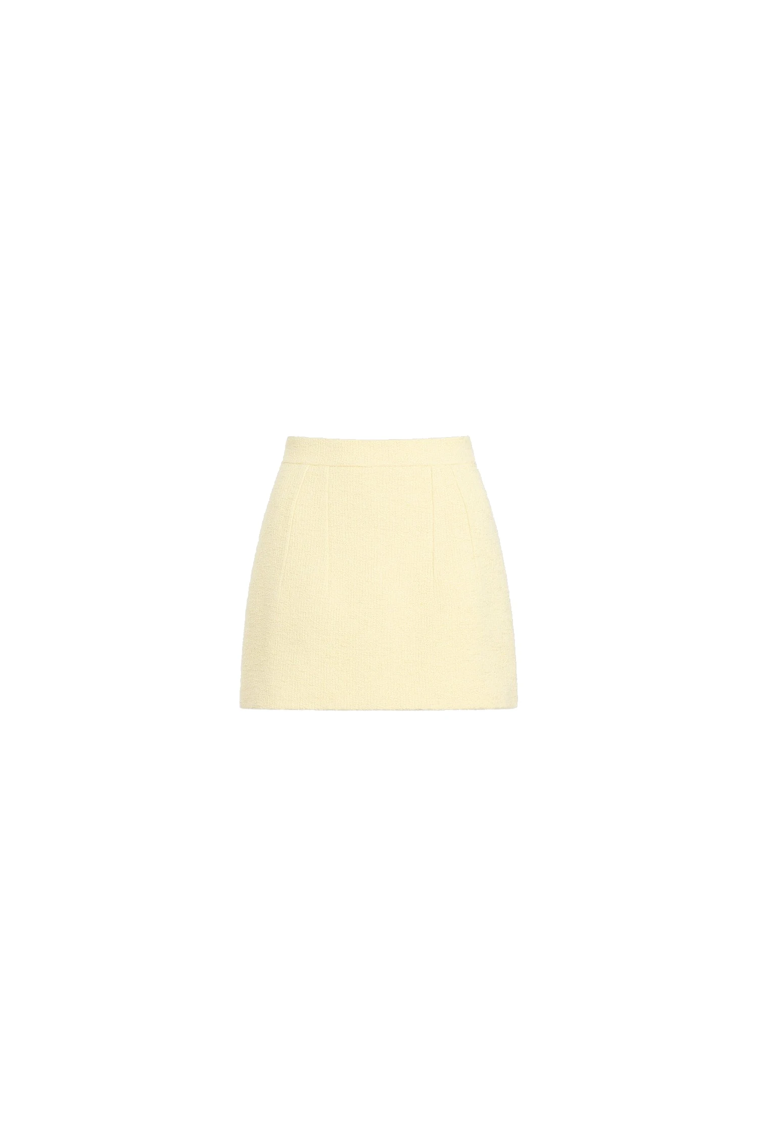 Patou Organic cotton iconic mini skirt in Limelight | Skirts | Luxury Shoes Patou Organic cotton iconic mini skirt in Limelight