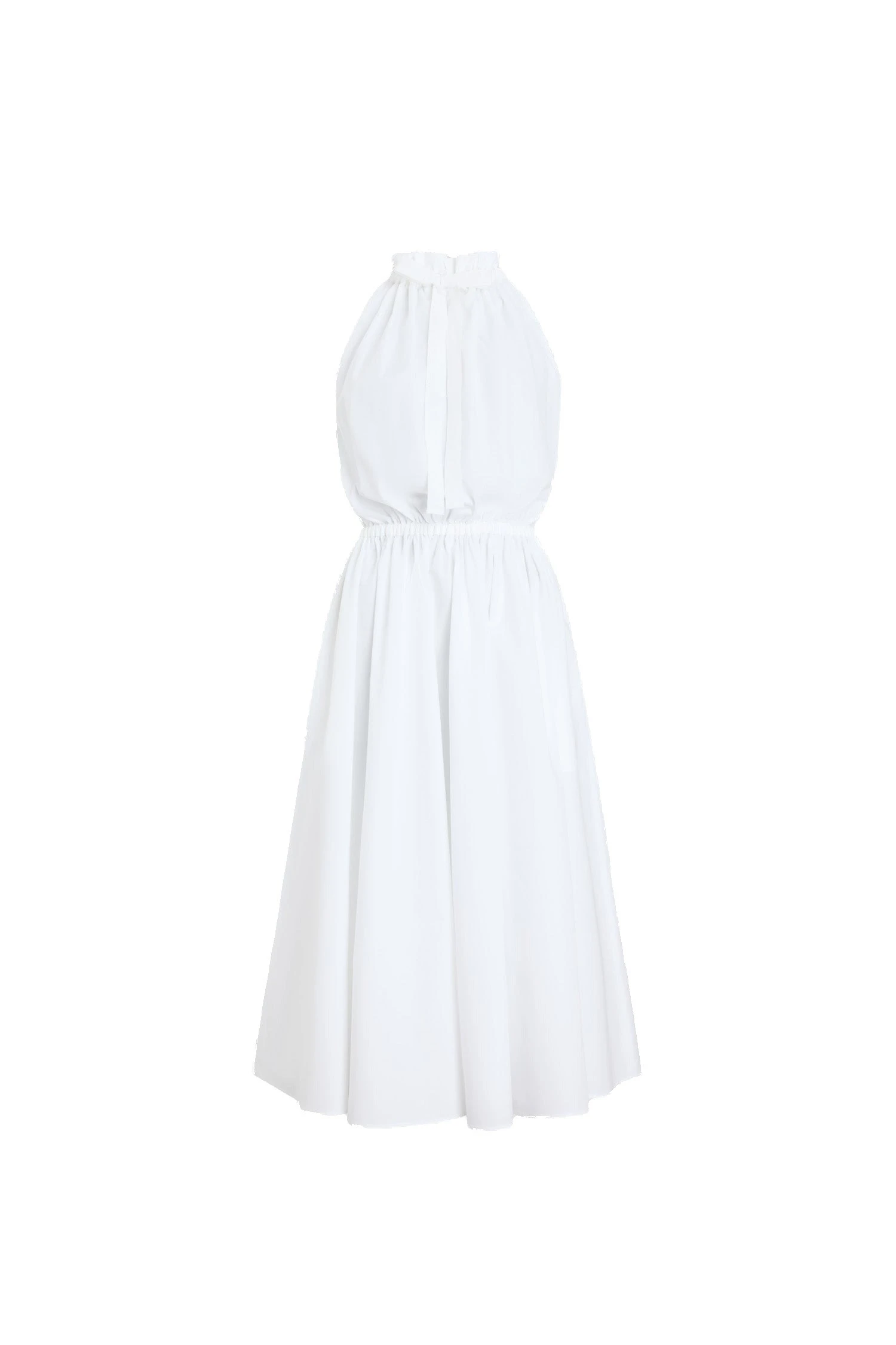 Patou Organic cotton midi dress in White | Dresses | Luxury Shoes Patou Organic cotton midi dress in White