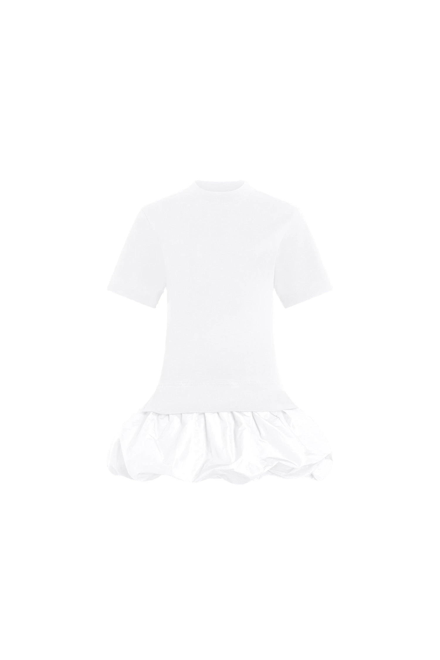 Patou Organic cotton mix faille dress | Luxury Shoes Patou Organic cotton mix faille dress in White