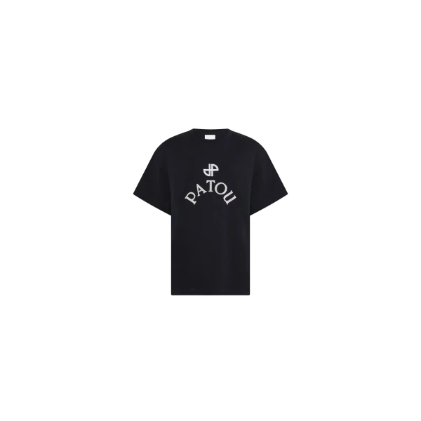 Organic cotton oversized T-shirt in Black