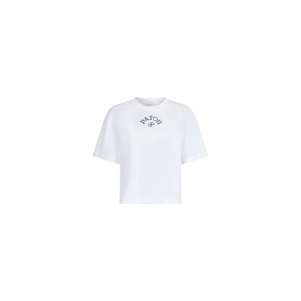 Organic cotton polo T-shirt in White