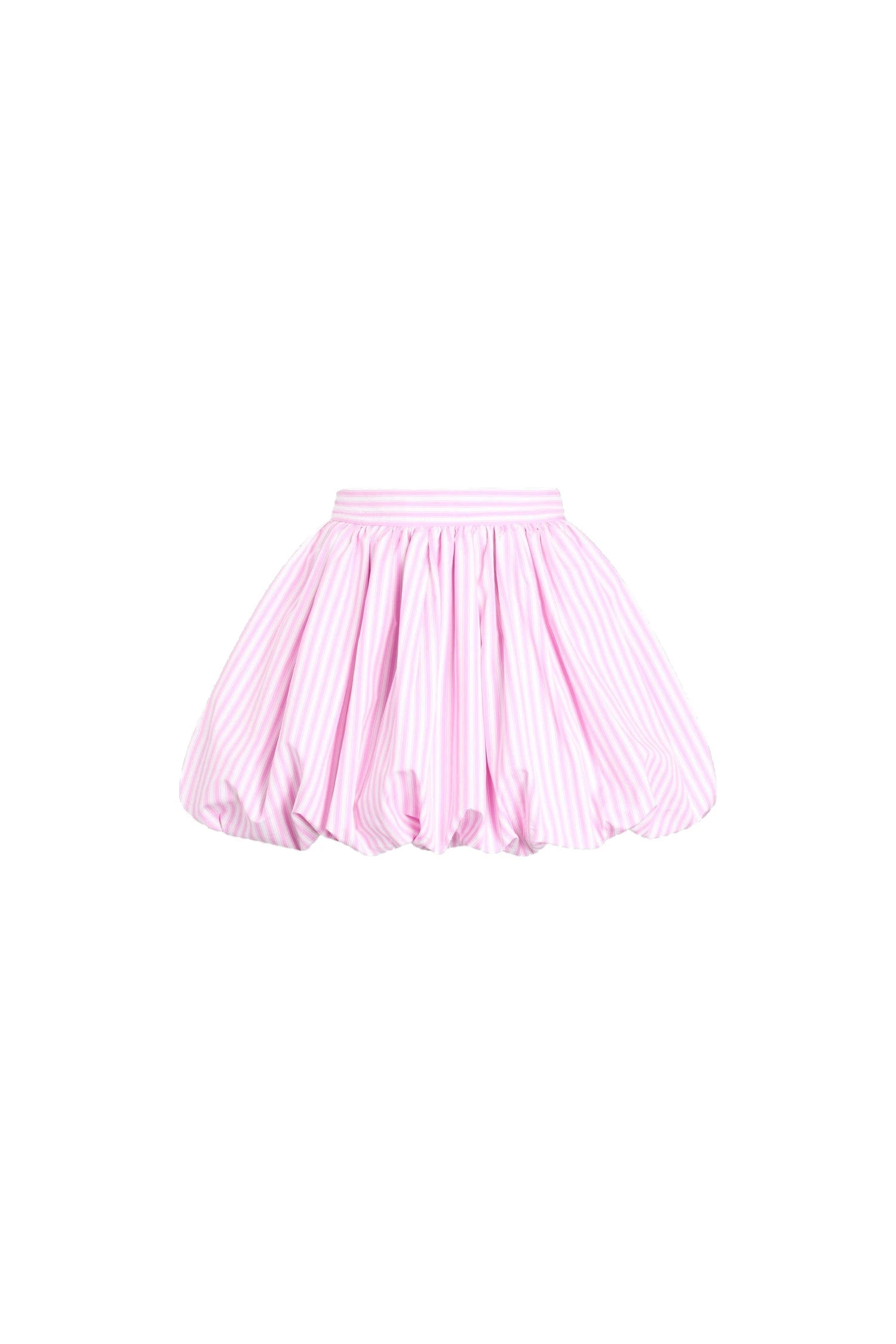 Patou Organic cotton striped mini bloomer skirt in Bougainvillea Stripes | Skirts | Luxury Shoes Patou Organic cotton striped mini bloomer skirt in Bougainvillea Stripes
