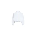 Patou Organic cotton zippered jacket in White