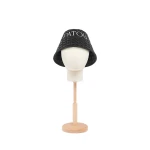 Patou Patou bucket hat in Black Ski Slope eco-friendly quilted nylon