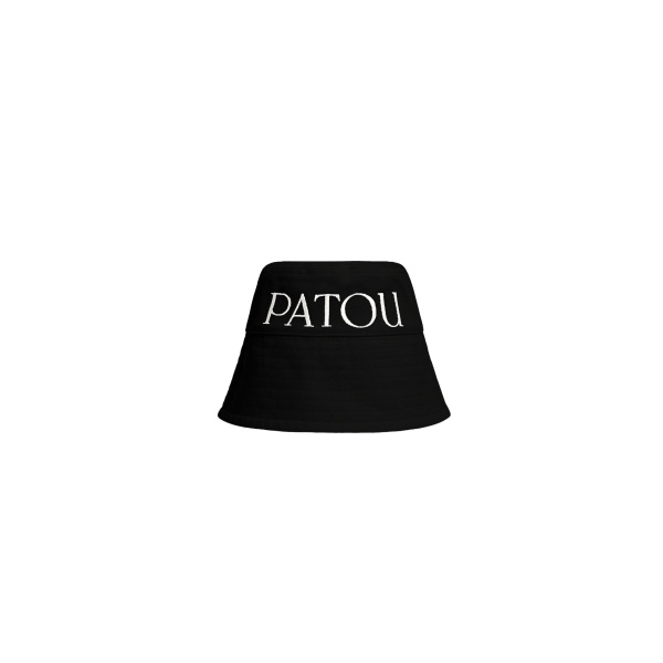 Patou Patou bucket hat in Black cotton