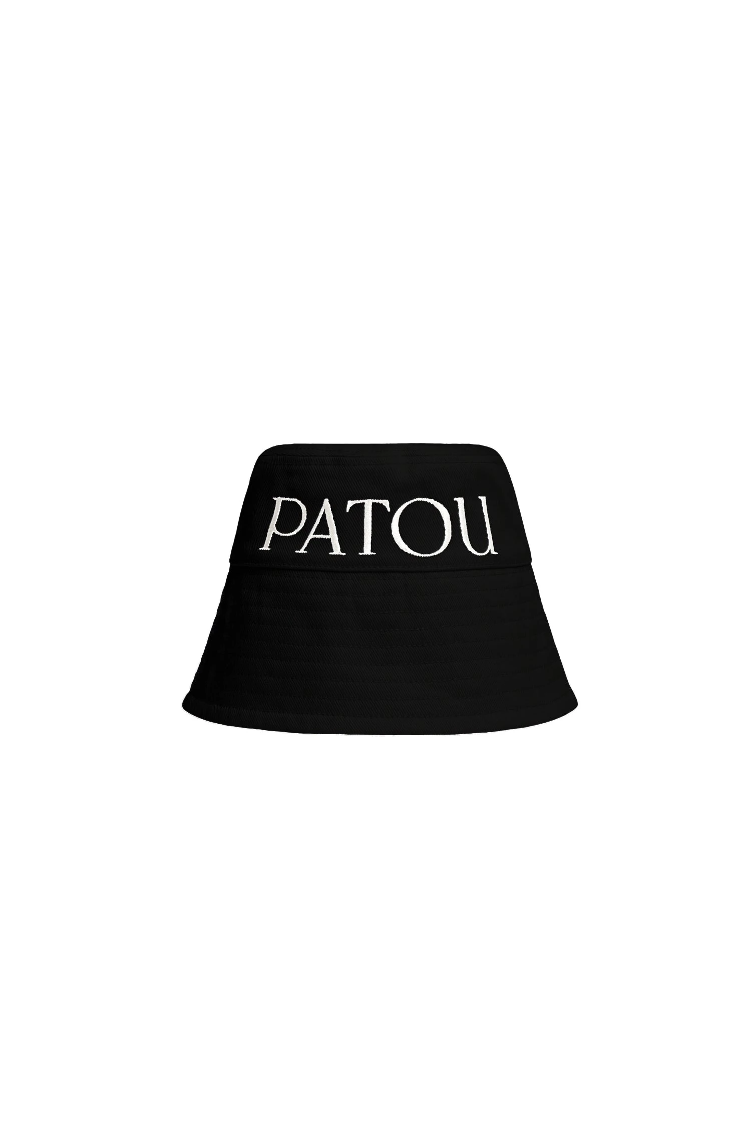 Patou Patou bucket hat in Black cotton | Accessories | Luxury Shoes Patou Patou bucket hat in Black cotton