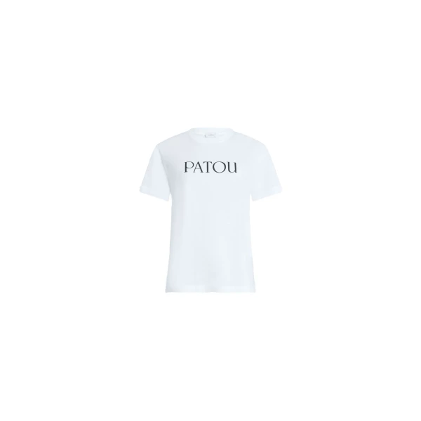 Patou Patou logo t-shirt in White organic cotton