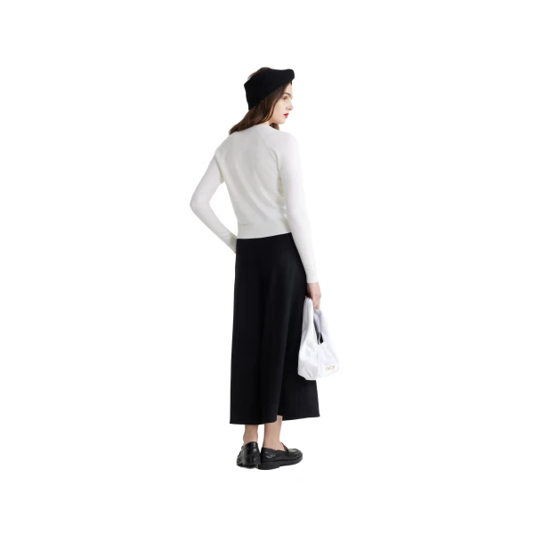 Patou wool blend jumper in White - Image 3