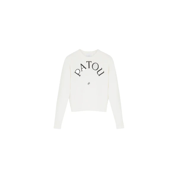Patou Patou wool blend jumper in White
